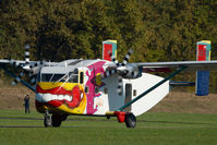 OE-FDK @ LOGF - Pink Aviation Skyvan