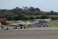G-AWPW @ EGFH - Visiting Piper Super Cruiser. - by Roger Winser