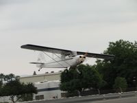 N37895 @ CCB - Preparing to touchdown on runway 24 - by Helicopterfriend