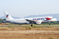 YL-LCA @ LEPA - Travel Service (LatChater Airlines) Airbus A320-211 take-off in PMI/LEPA - by Janos Palvoelgyi