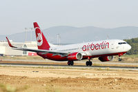 D-ABKD @ LEPA - Air Berlin Boeing B737-86J take-off in PMI/LEPA - by Janos Palvoelgyi