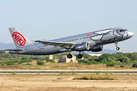 OE-LEE @ LEPA - Niki Airbus A320-214 take-off in PMI/LEPA