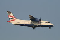 OY-NCK @ EBBR - Flight BA8221 is descending to RWY 02