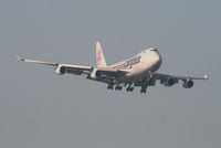 LX-VCV @ EBBR - On approach to RWY 02 - by Daniel Vanderauwera