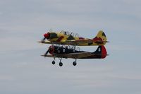 G-YFUT @ EGFH - Formation take off with G-CBRH - by Roger Winser