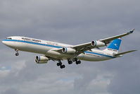 9K-AND @ EGLL - Kuwait Airlines A340-300 - by Andy Graf-VAP
