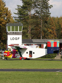 OE-FDK @ LOGF - Pink Skyvan @ LOGF.