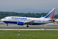 VP-BYT @ LOWW - Transaero Airlines
