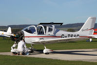 G-TSAC @ EGHR - Undergoing engine maintenance
