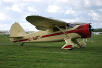 G-BUCH @ EGLM - Stinson V-77 Reliant at White Waltham. Ex N9570H - by moxy