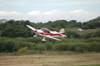 G-BKCX @ EGFH - Over Swansea Airport - by Roger Winser