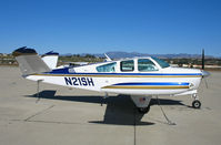 N21SH @ KCMA - 1986 Beech V35 on visitors ramp - by Steve Nation