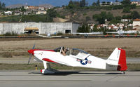 N25TS @ KCMA - 1992 RV-6 homebuilt arriving from KSZP/Santa Paula, CA in US Marines colors as VME-1 bird - by Steve Nation