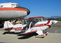 N321JS @ KCMA - Now apparently operating from Chino, CA (or out of the country), this 1992 Pitts S-2B was outside air museum hangar at former Oxnard AFB, CA on sunny Saturday in January 2007 - by Steve Nation