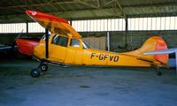 F-GFVD @ LFGA - Cessna L-19E Bird Dog [24539] Colmar-Houssen~F 10/08/1997. Image from a slide.