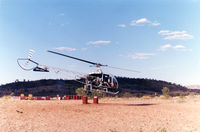 VH-JAJ - Kawasaki Heavy Industries 47G3B-KH4 (KH-4) CN 2188, built 1971. This was my first helecopter flight. I took my camera but did not take a single picture.
Photo taken at Glen Helen NT Australia (west of Alice Springs) - by Owen65