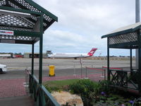 VH-NXH @ BME - Arrival of B717 at BME, QantasLink - by Henk Geerlings