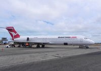 VH-NXH @ BME - Boeing 717, ready for dep. to Perth - by Henk Geerlings