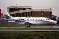 G-CIEL @ EGGW - London Executive's 2002 Cessna CESSNA 560XL, c/n: 560-5247 at Luton - by Terry Fletcher