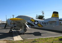 N343NA @ KCMA - Locally-based T-28B BuAer 138343 in non-standard VT-27 colors - by Steve Nation