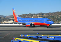 N363SW @ KBUR - Southwest 1993 737-3H4 on sunny Burbank Saturday in January - by Steve Nation