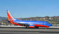N445WN @ KBUR - Southwest 2003 737-7H4 arriving at Bob Hope Airport - by Steve Nation