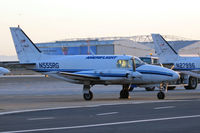 N555RG @ KOAK - Ameriflight 1973 PA-31-350 freighter on North Ramp at KOAK - by Steve Nation