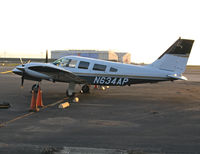 N634AP @ KOAK - 1979 Piper PA-34-200T on North Ramp visiting from Reno, NV - by Steve Nation