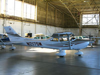 N2175W @ KCMA - Aviation Stuff (titles) operates this ery sharp 2005 Cessna T182T from Camarillo Airport, CA home base (seen inside hanger on balmy, sunny January 2007 picture postcard day) - by Steve Nation