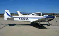 N4390K @ KCMA - CVF Productions 1948 Ryan Navion on sunny, balmy home ramp at Camarillo Airport in early Jan 2007 - by Steve Nation