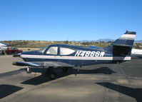 N4866W @ KCMA - Rockwell International 114 on sunny, balmy home ramp at Camarillo Airport in early Jan 2007 - by Steve Nation
