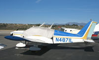 N4871L @ KCMA - 1967 Piper PA-28-180 Cherokee on sunny, balmy home ramp at Camarillo Airport in early Jan 2007 - by Steve Nation