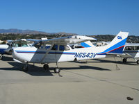 N6543V @ KCMA - Channel Islands Aviation/CIA 19870 Cessna 172RG at Camarillo Airport, CA on sunny, warm Jan day - by Steve Nation
