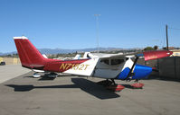 N7182T @ KCMA - Colorfully-painted 1959 Cessna 172A at Camarillo Airport, CA on sunny, warm Jan day - by Steve Nation
