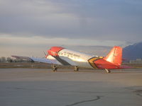 N142Z @ KOGD - U S Forest Service DC-3 fitted with turbo-prop engines.
