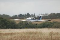 G-BSOT @ EGFH - Resident aircraft - by Roger Winser