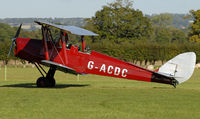 G-ACDC @ EGKH - SHOT AT HEADCORN - by Martin Browne