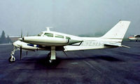 N343AS @ EBAW - Cessna 310H [310H-0057] Antwerp~OO 14/08/1977. Taken from a slide. - by Ray Barber