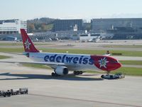 HB-IQI @ LSZH - now operated by Edelweiss  i think one of the best col schemes around - by Andy Parsons
