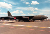 57-6476 @ MHZ - B-52G Stratofortress of Barksdale AFB's 2nd Bombardment Wing on display at the 1988 RAF Mildenhall Air Fete. - by Peter Nicholson