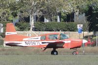 N6067L @ POC - Taxiing back to runway 26R for take off - by Helicopterfriend