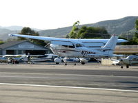 N714HW @ SZP - 2005 Cessna 172S SKYHAWK SP, Lycoming IO-360-L2A 180 Hp, landing Rwy 22 - by Doug Robertson
