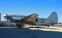 N74173 @ KCMA - Curtiss Wright C-46A 44-78663 China Doll at Camarillo Airport (CA) home base on sunny, balmy January day - by Steve Nation