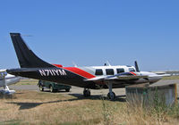 N711YM @ KMYV - 1975 Ted Smith Aerostar 601P in for maintenance - by Steve Nation