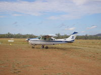 VH-URX @ YBEB - VH-URX , Cessna 210N Centurion II , Slingair , Bellburn Airstrip , WA, 06 oct '10 - by Henk Geerlings