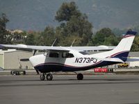 N373PJ @ POC - Parked in transient parking - by Helicopterfriend