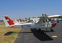 N7751L @ KMYV - Beale AFB Flying Club 1970 Cessna R172G U.S. AIR FORCE @ Marysville, CA - by Steve Nation