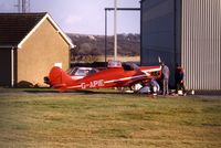 G-APIE @ EGFH - At Swansea Airport in the early/mid 1980's. Date taken is estimated. - by Roger Winser