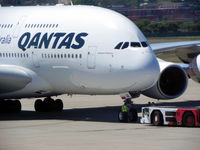 VH-OQE @ SYD - Qantas dep to the US - by Henk Geerlings