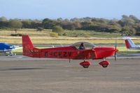G-CEZV @ EGFH - Visiting Zenair Zodiac taxying. - by Roger Winser